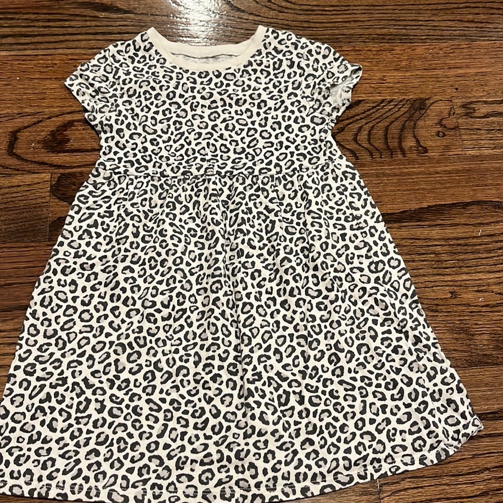 Girls leopard dress size 4t